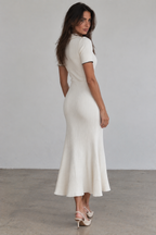 Ribbed Knit Midi Dress
