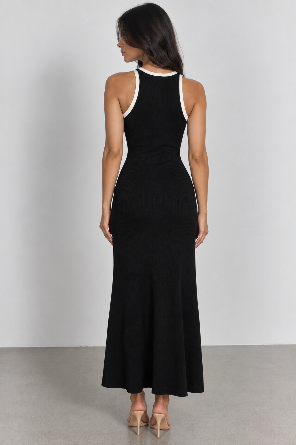 Sleeveless Button-Front Midi Dress