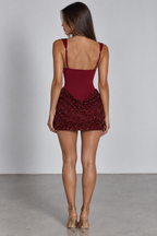 Corset Sparkle Mini Dress