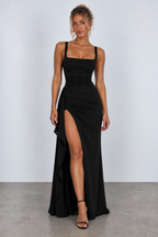 Elegant Formal Slip Maxi Dress