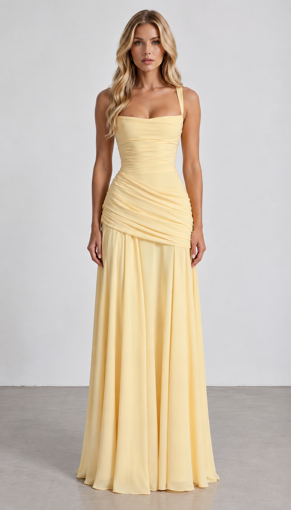 Ruched Maxi Dress