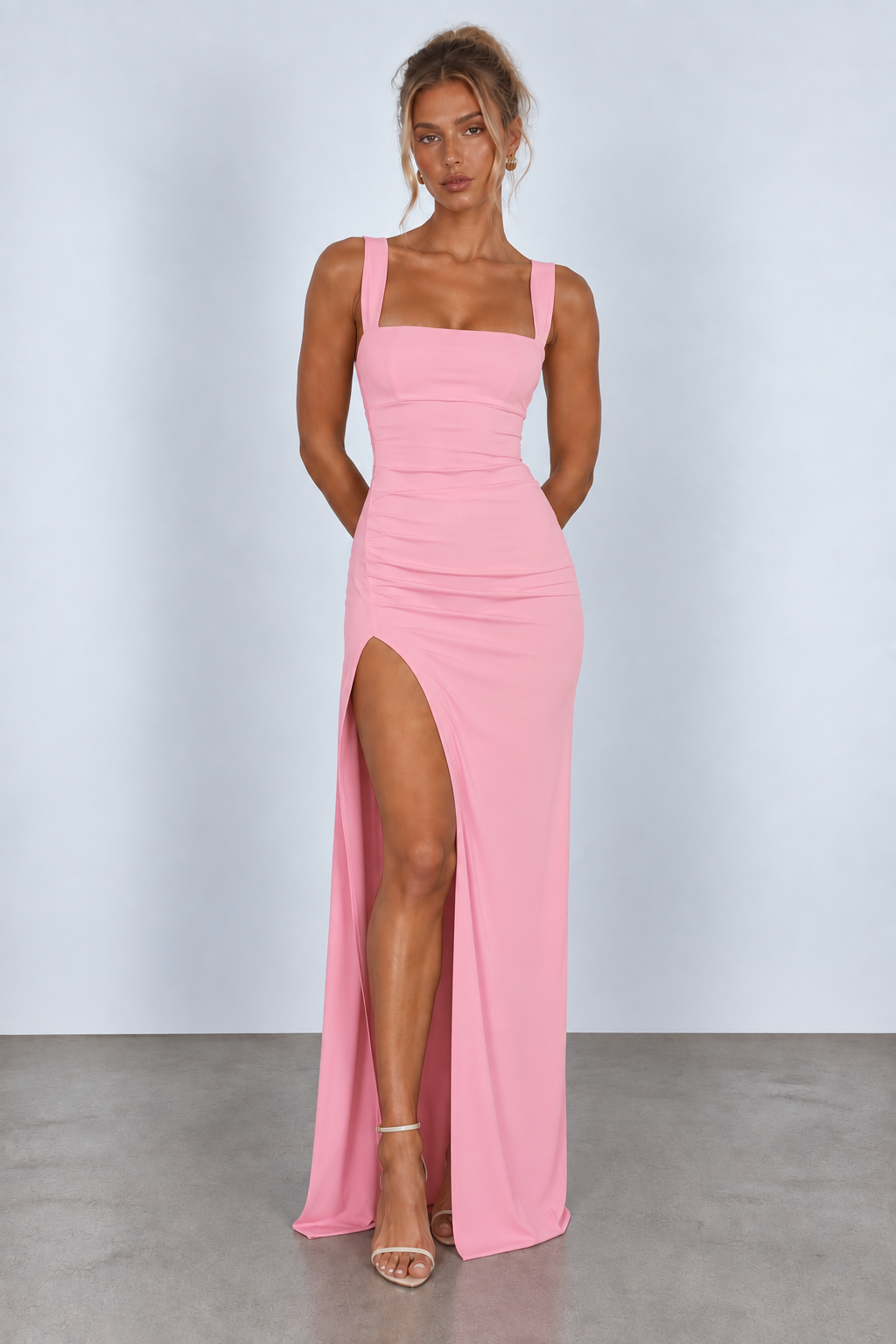 Elegant Formal Slip Maxi Dress