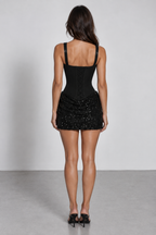 Corset Sparkle Mini Dress