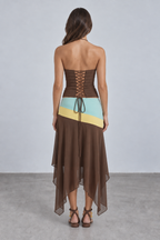 Colorblock Halter Set