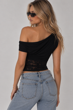 Lace Off-Shoulder Top