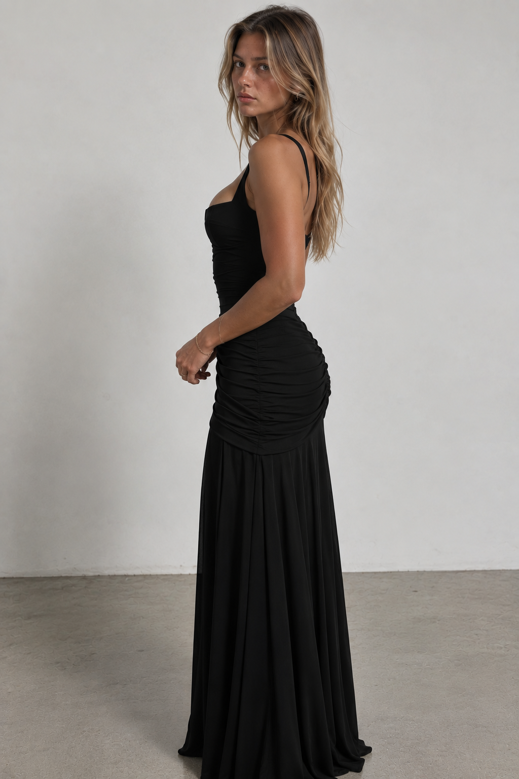 Ruched Maxi Dress