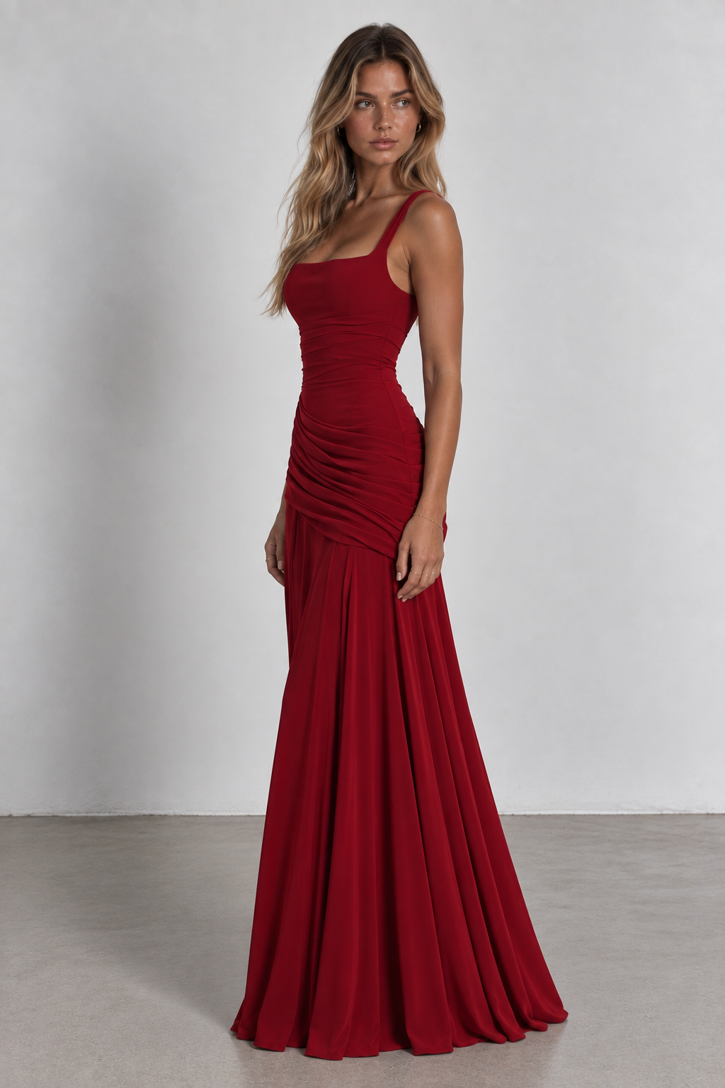 Ruched Maxi Dress
