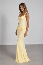 Corset Ruched Maxi Dress
